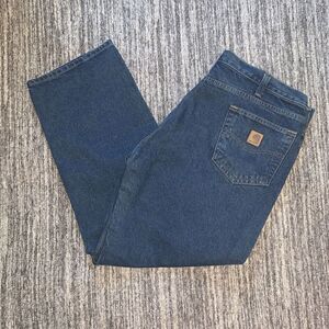 Carhartt Men's Straight Jeans - Dark Blue